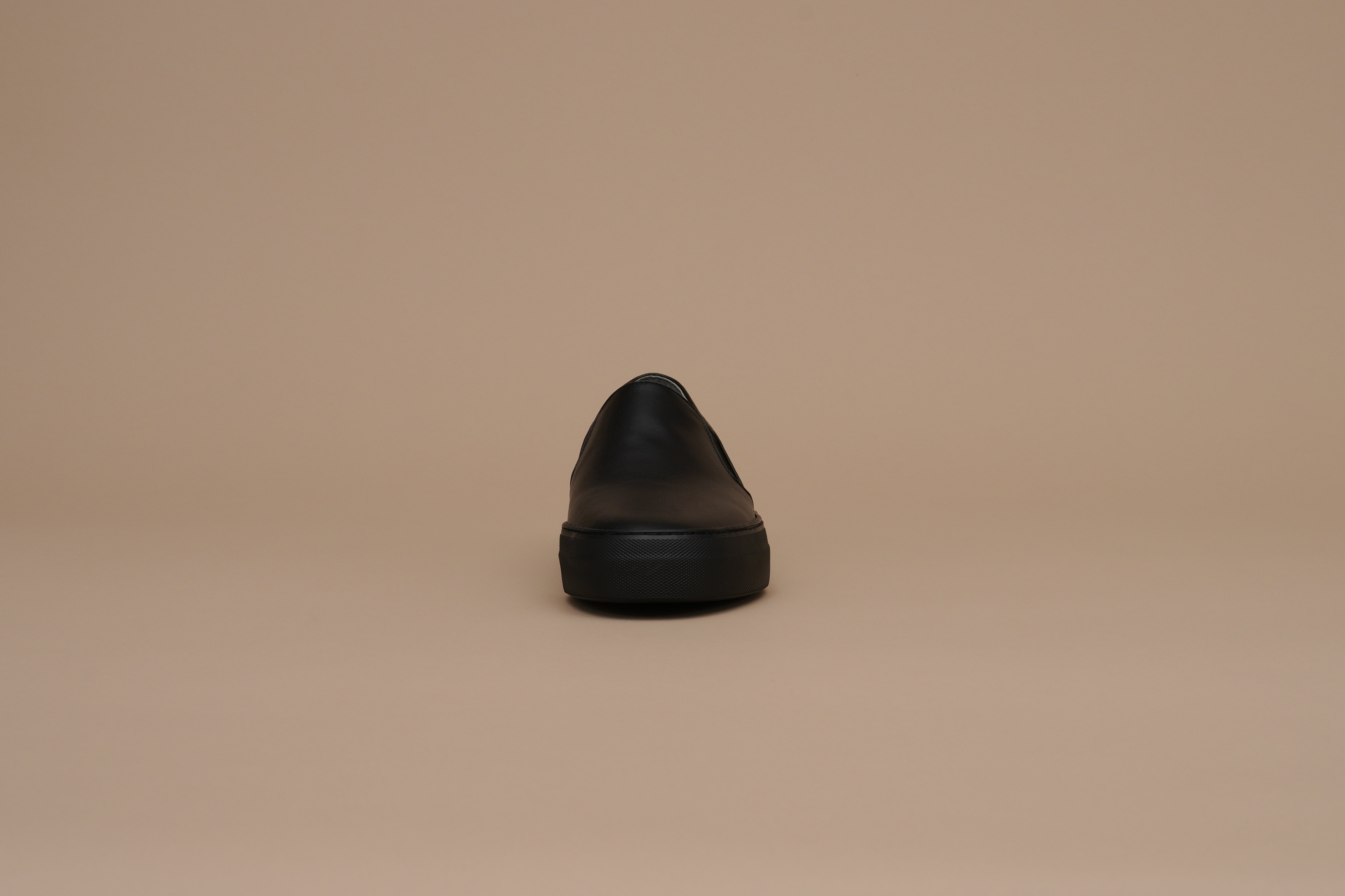 Leather slipp-on Men BR8001EVA Allblack
