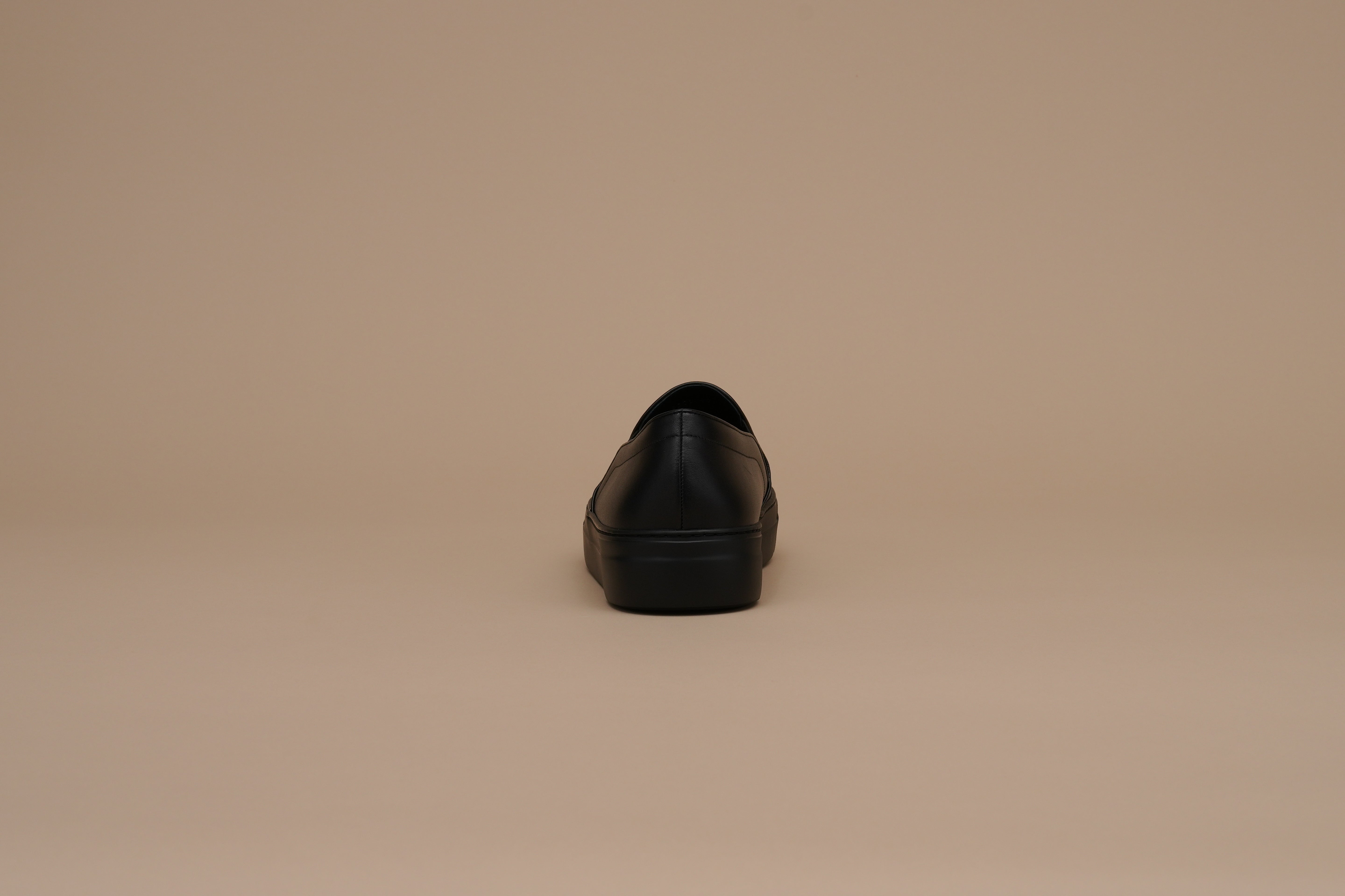 Leather slipp-on Men BR8001EVA Allblack