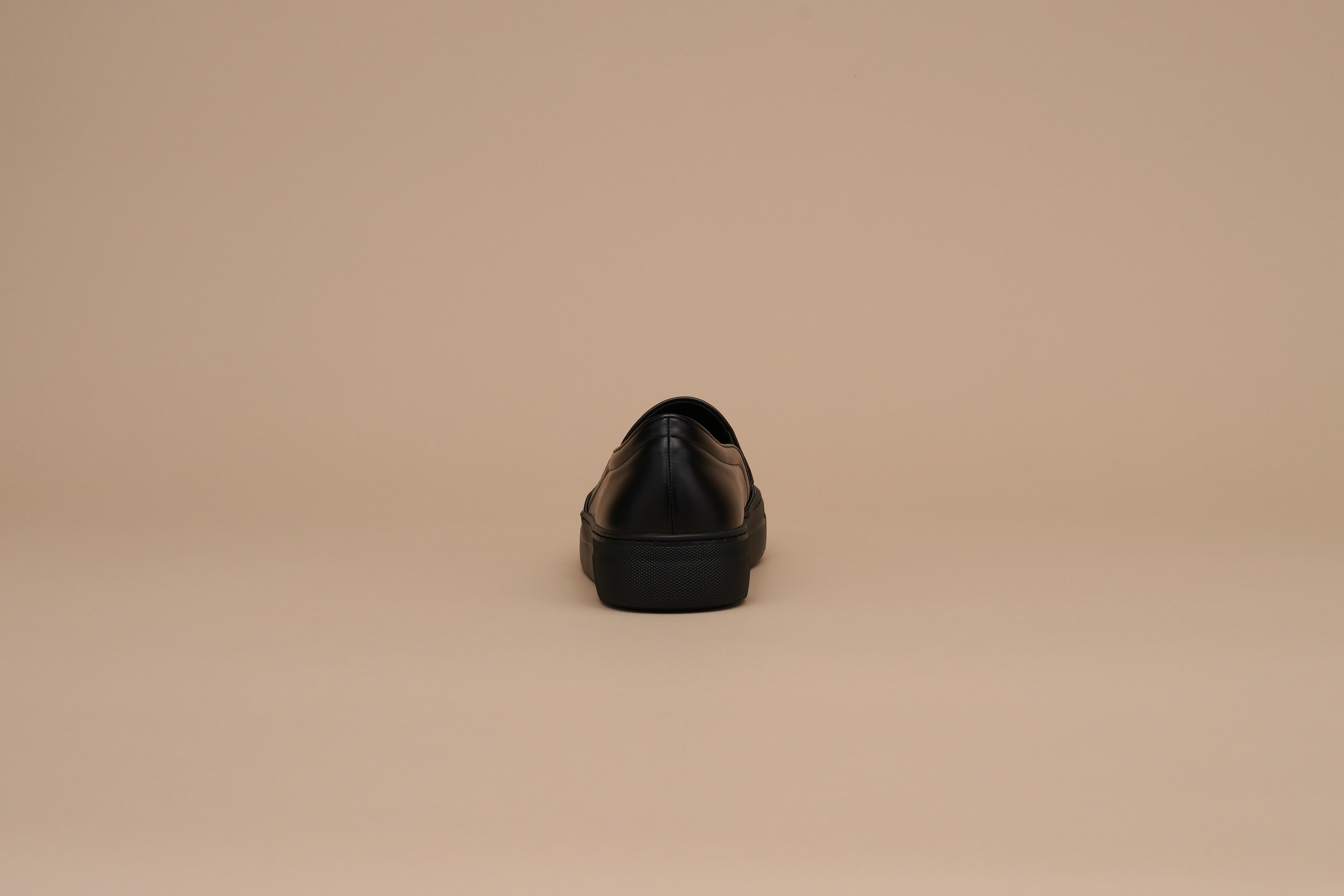 Leather slipp on Women BR8002EVA Allblack