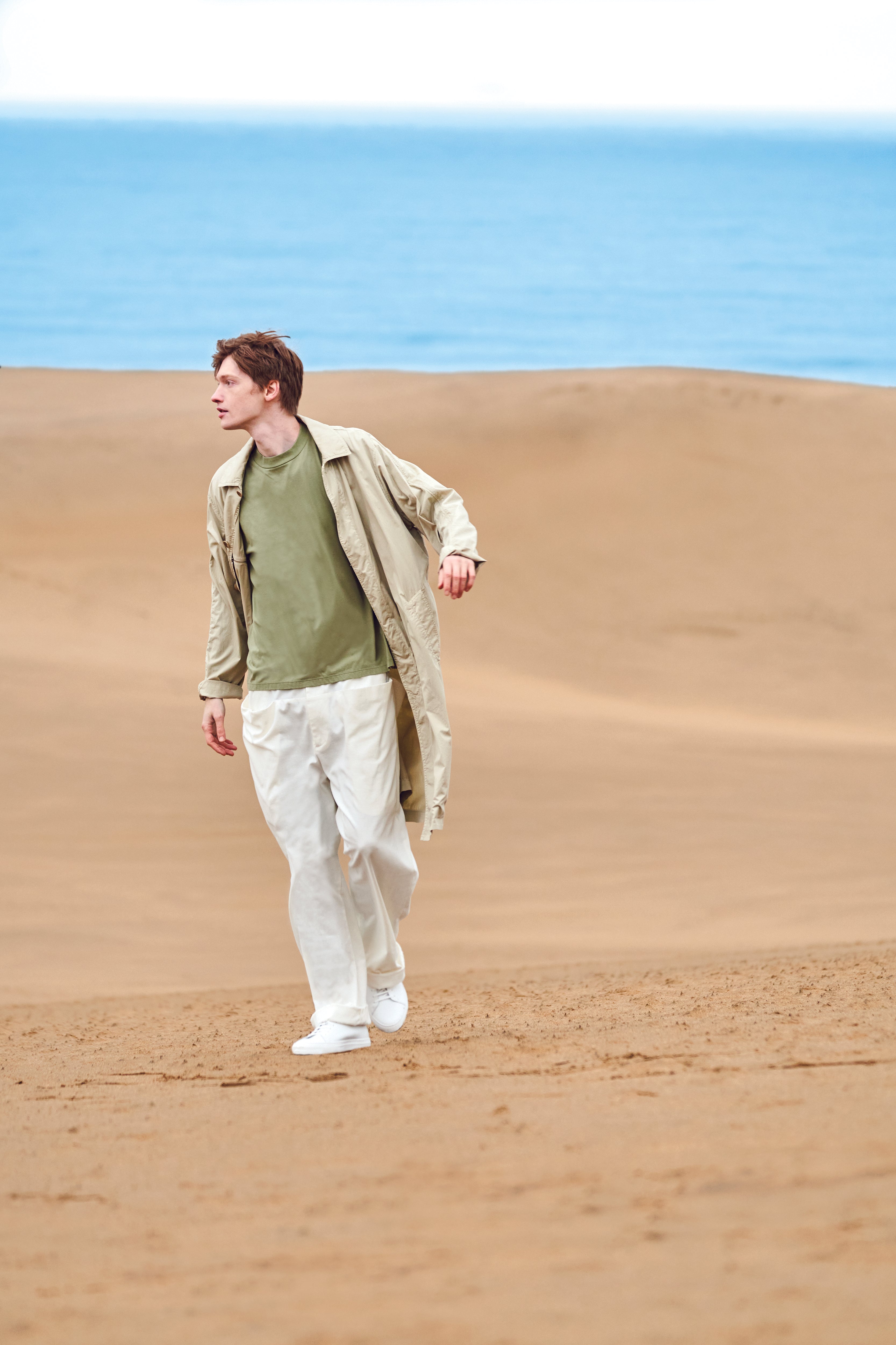 Leather sneakers Men BR5001 White