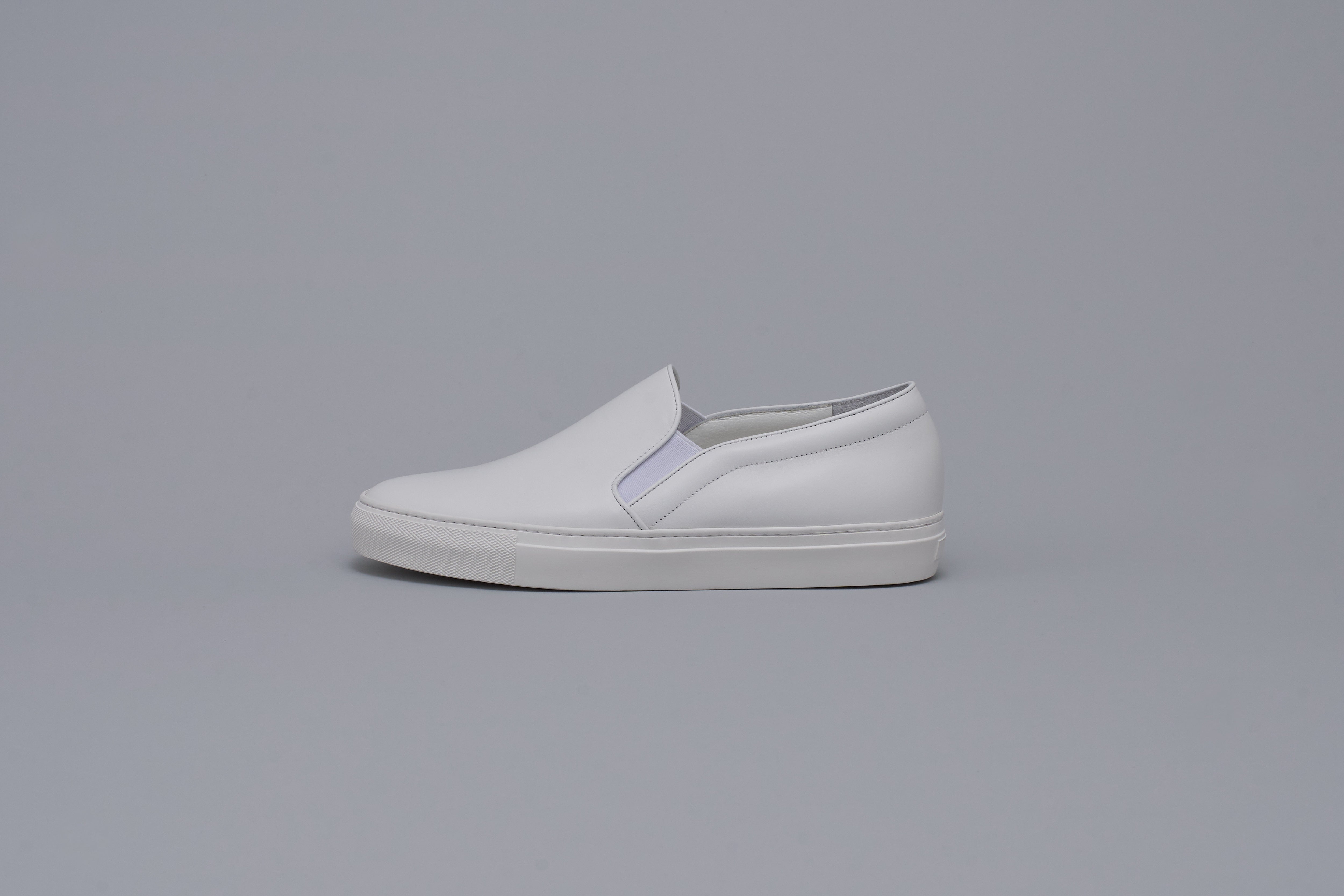 Leather sipp-on Men BR6001 White