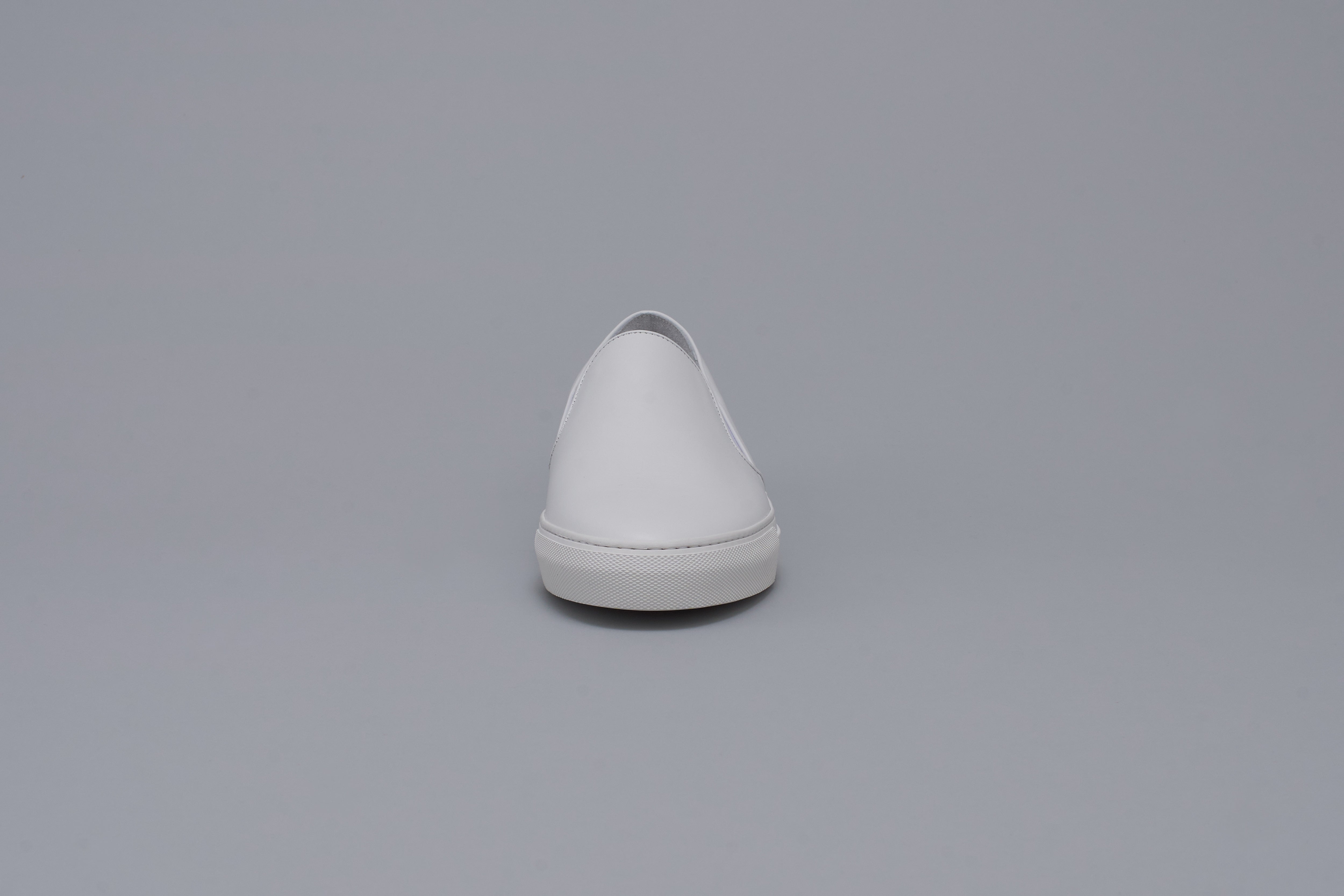 Leather sipp-on Men BR6001 White