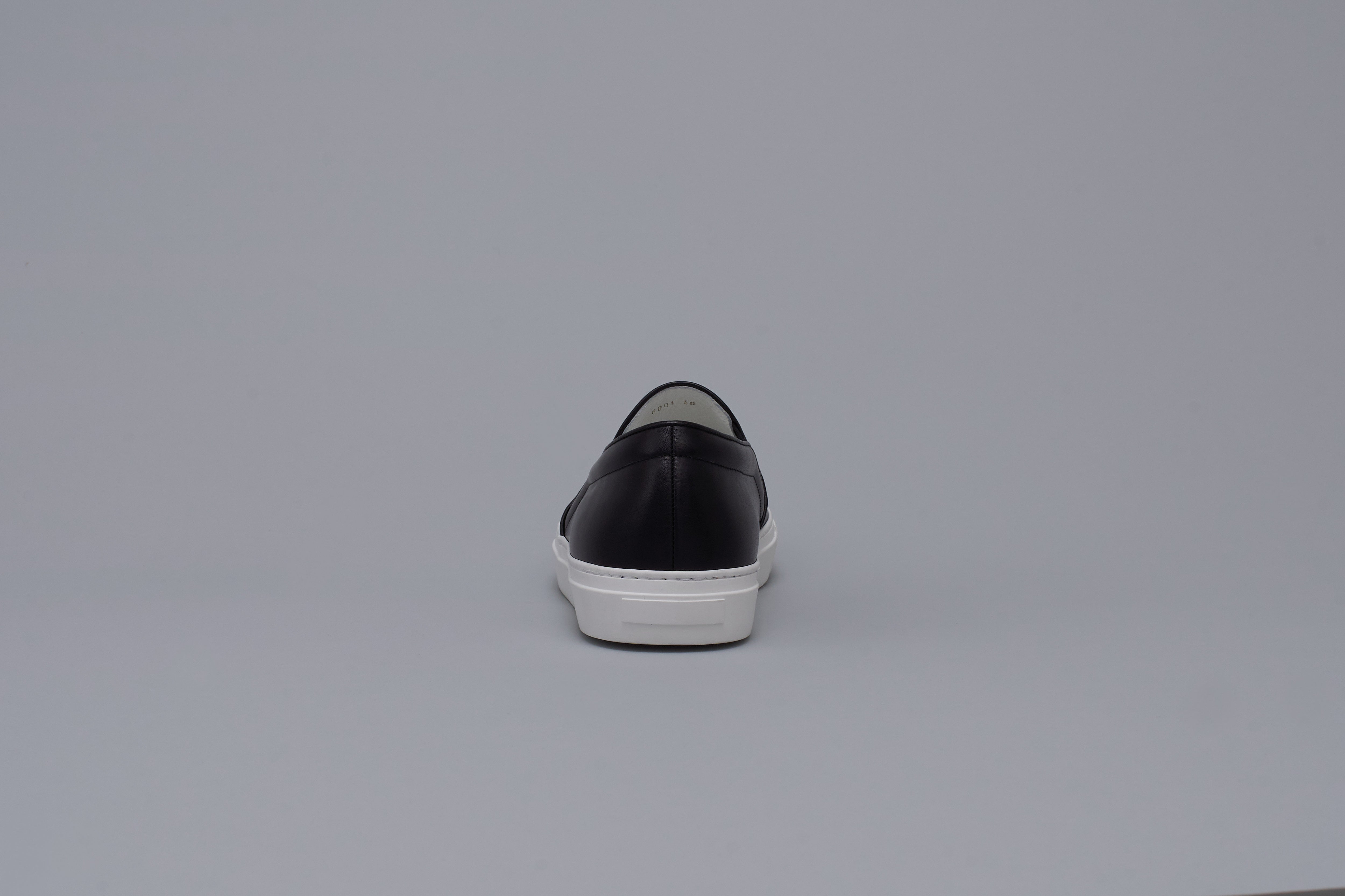 Leather sipp-on Men BR6001 Black/White