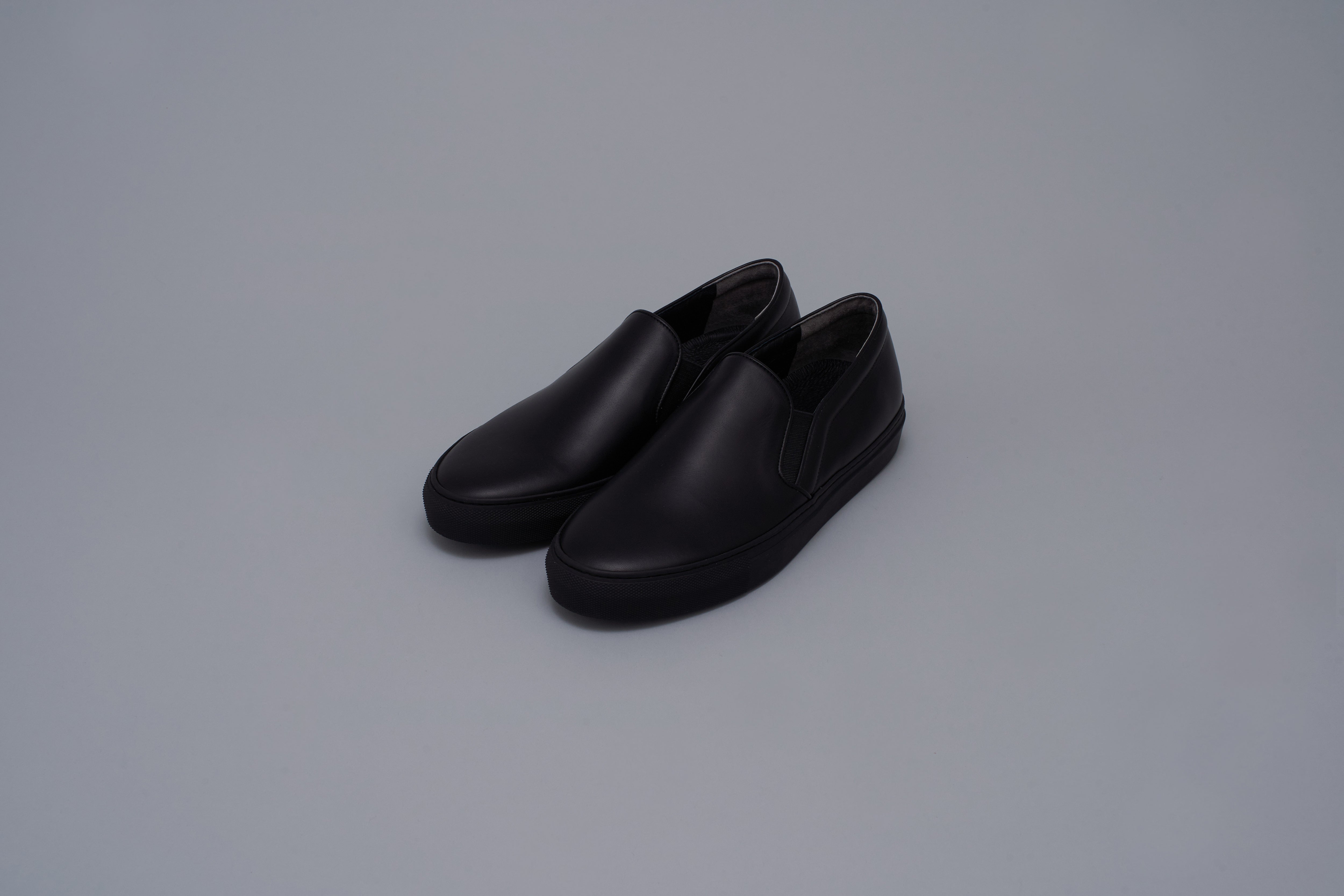 Leather sipp-on Men BR6001 Allblack