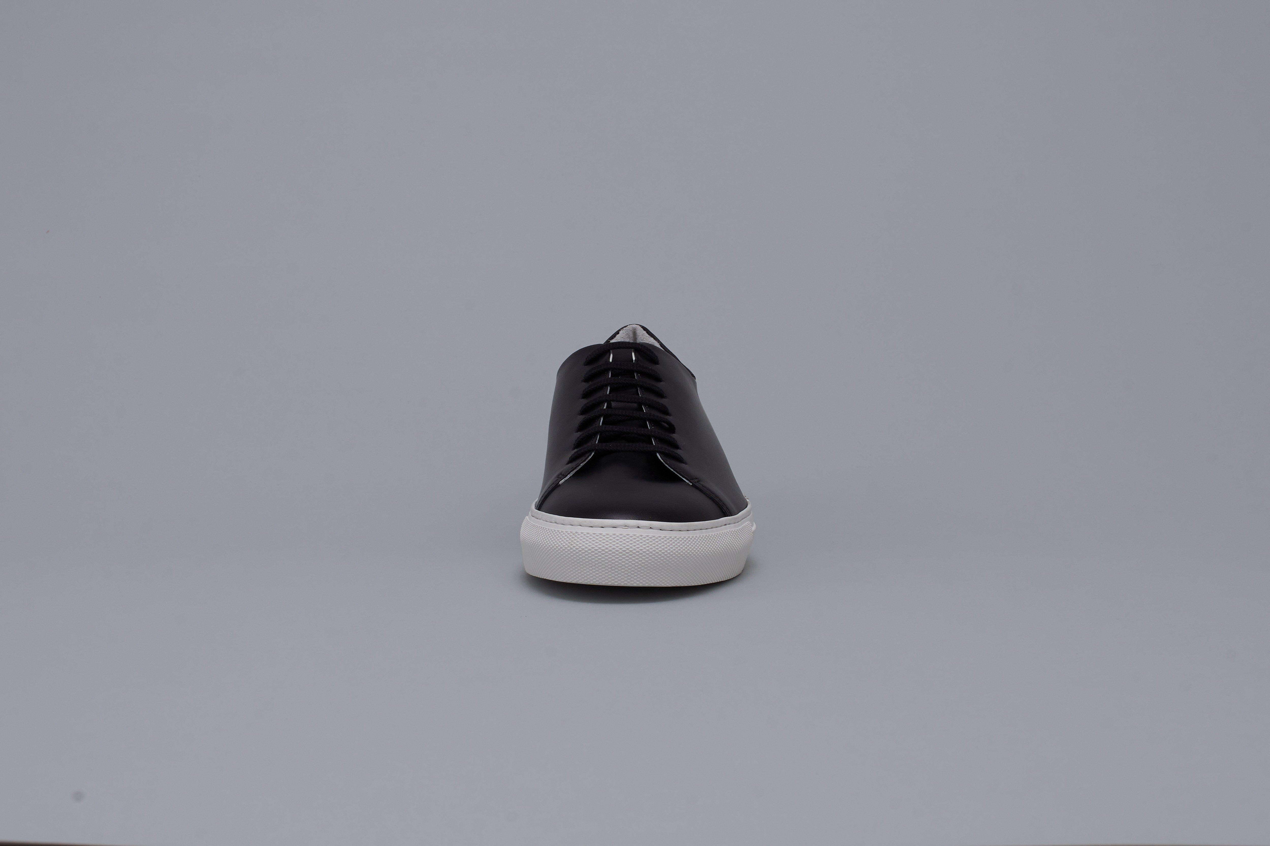 Leather sneakers Men BR5001 Black/White