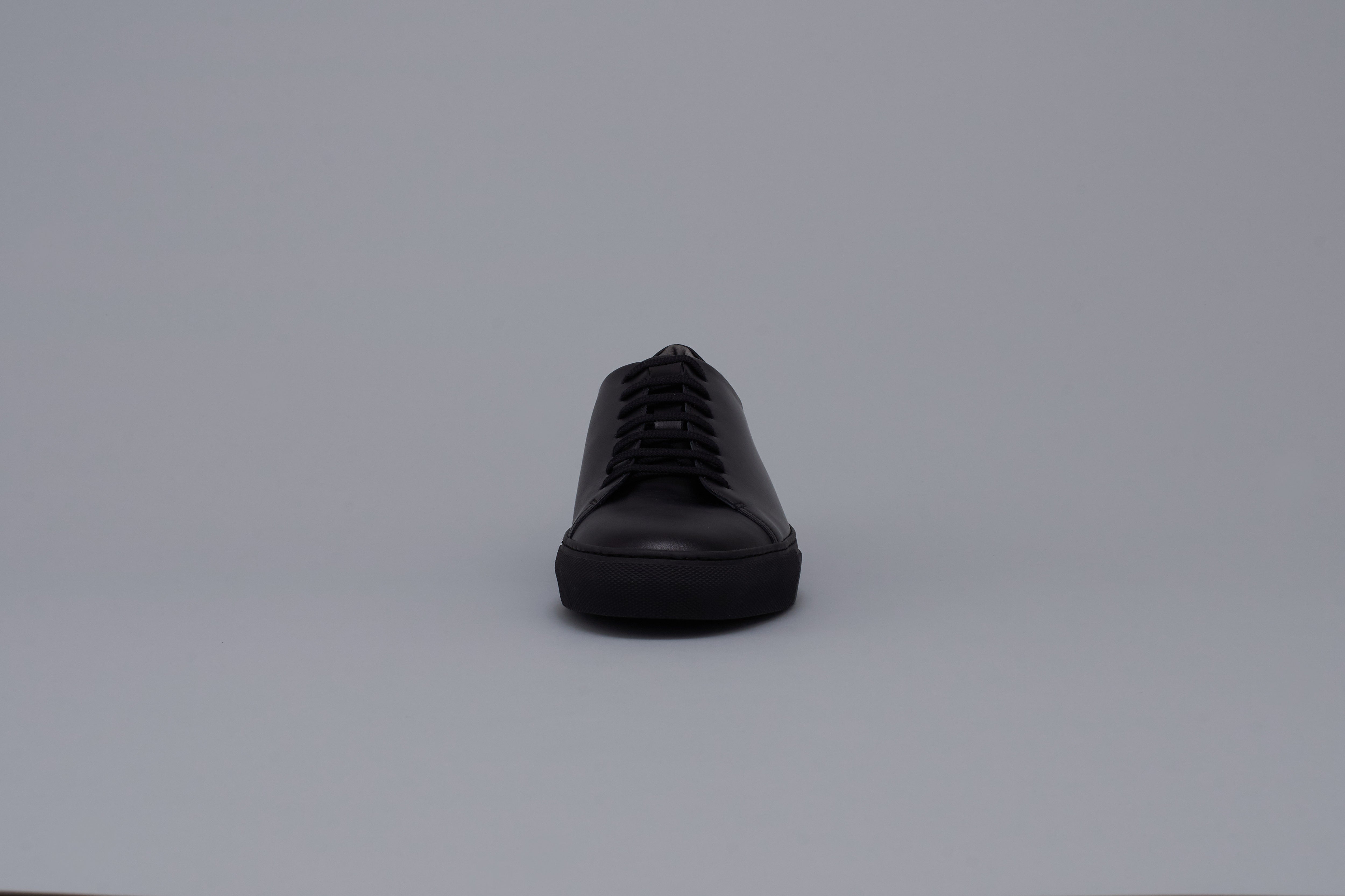 Leather sneakers Men BR5001 Allblack