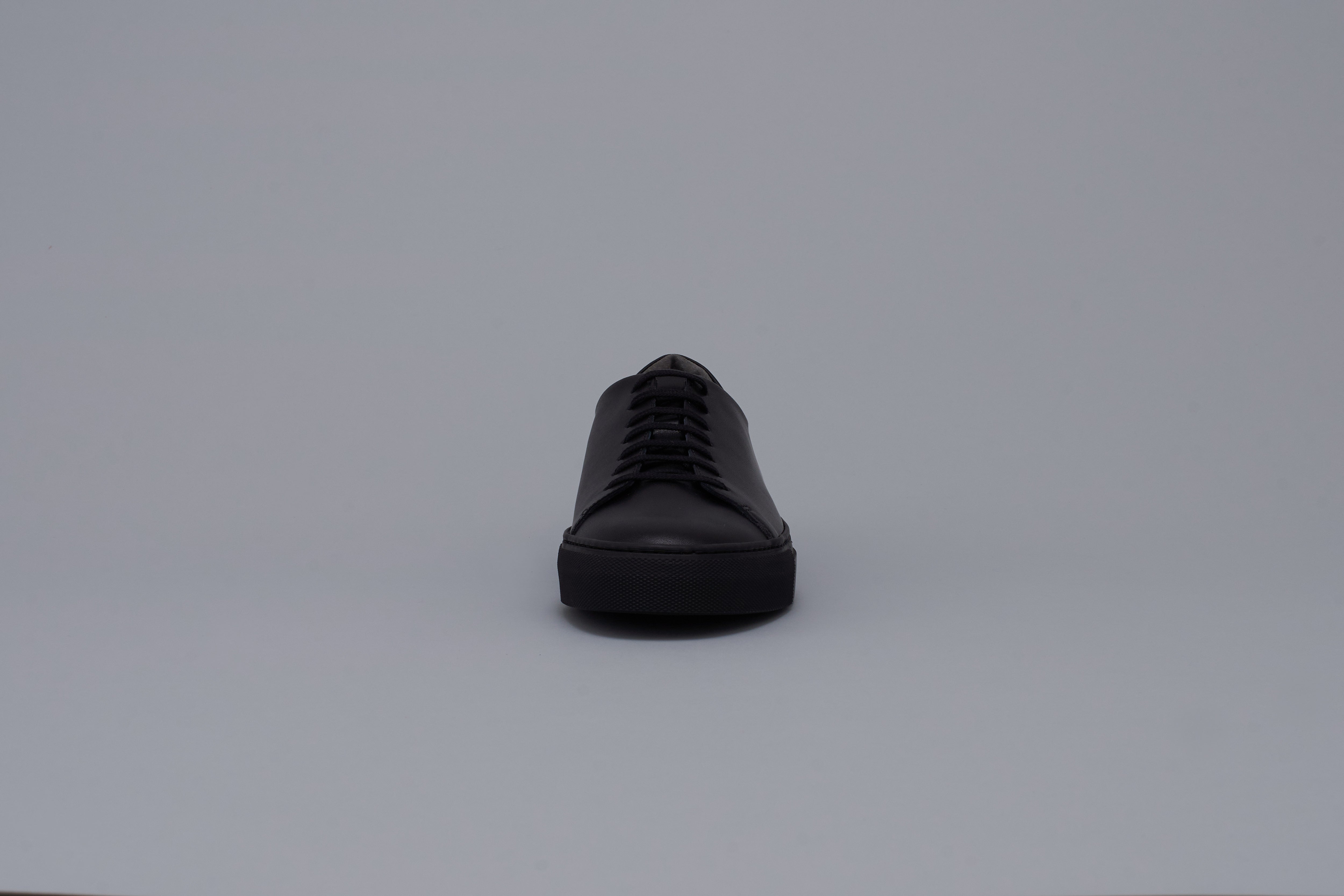 Leather sneaker Women BR5002 Allblack