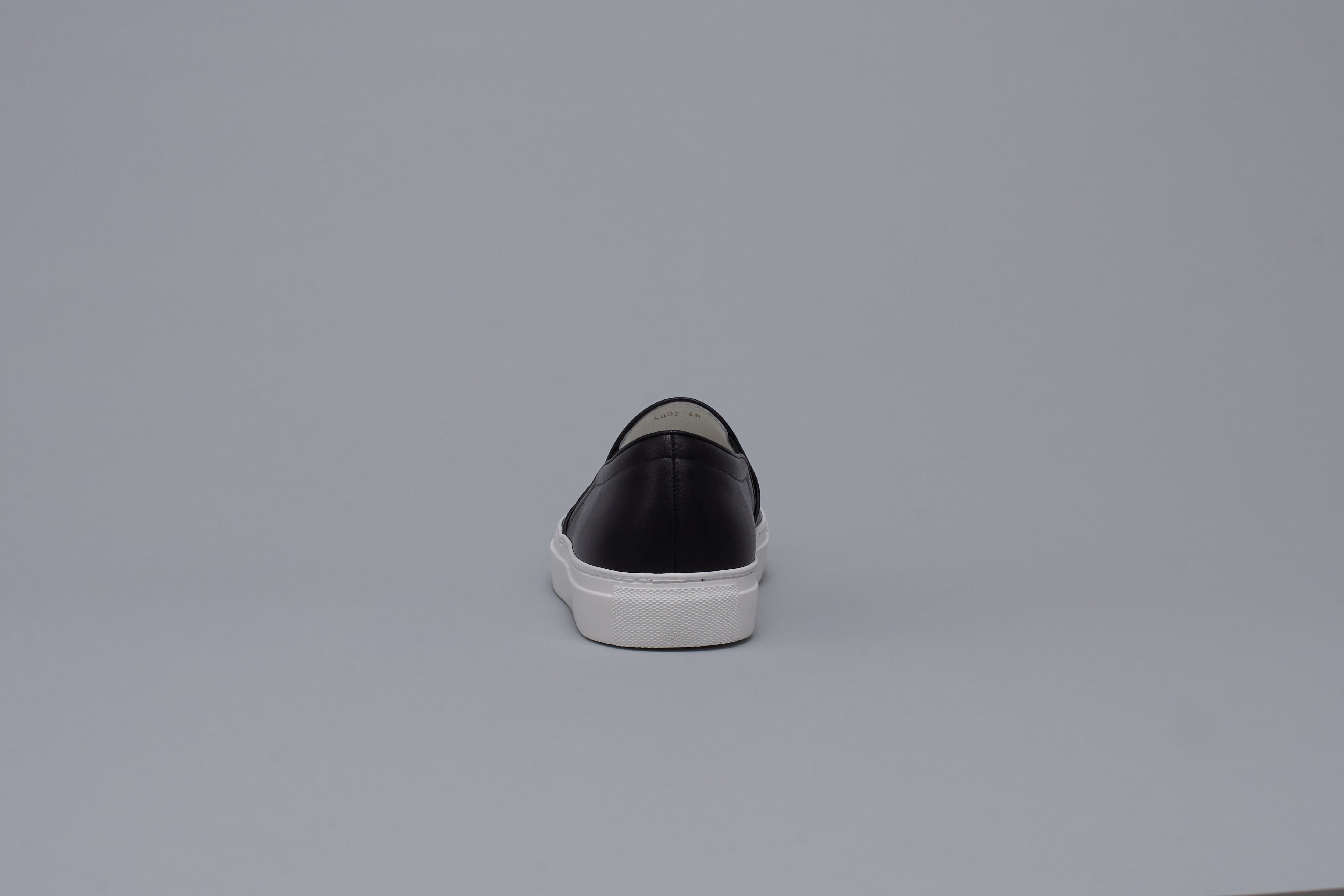 Leather slipp on Women BR6002 Black/White