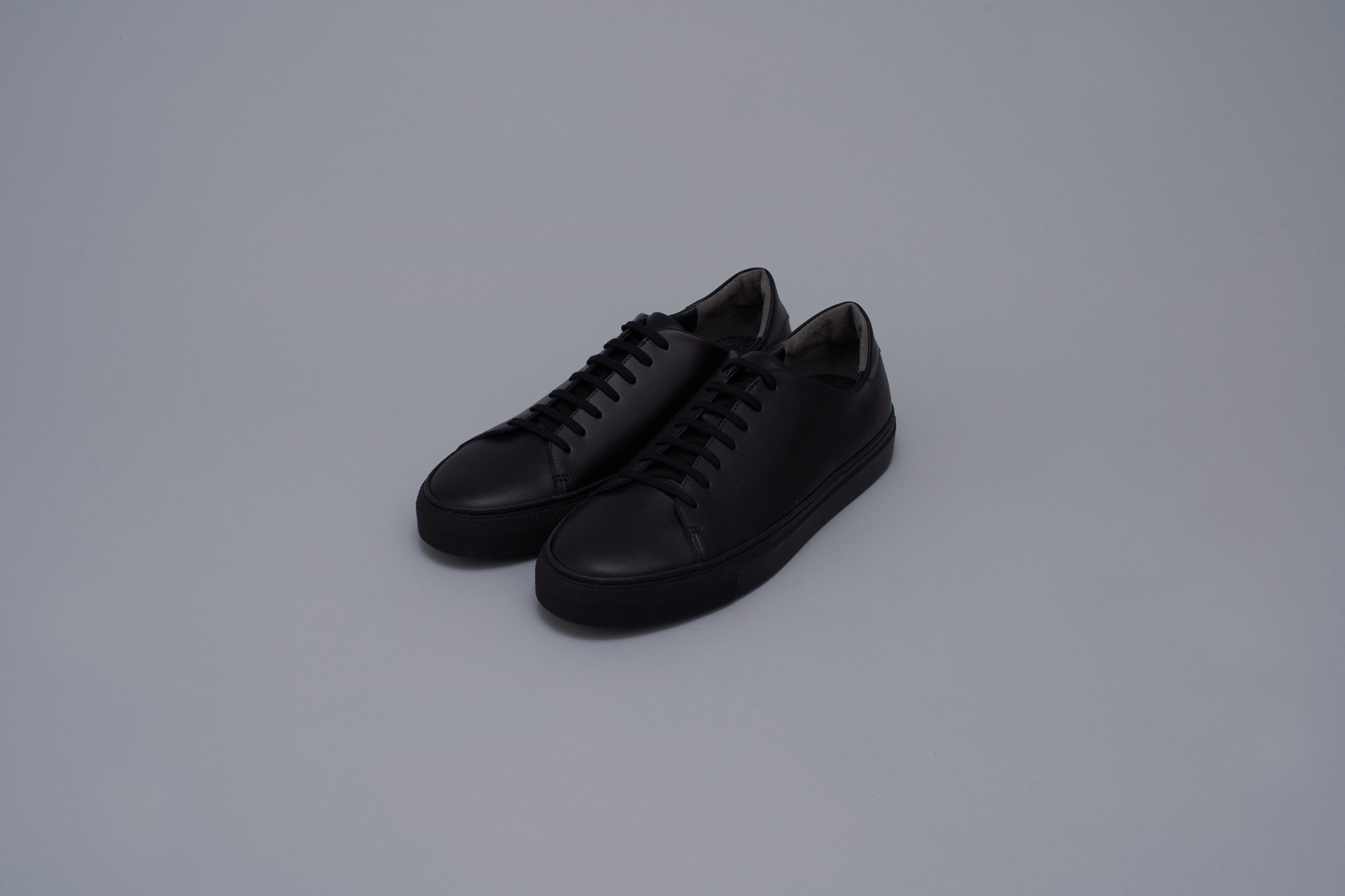 Leather sneaker Women BR5002 Allblack