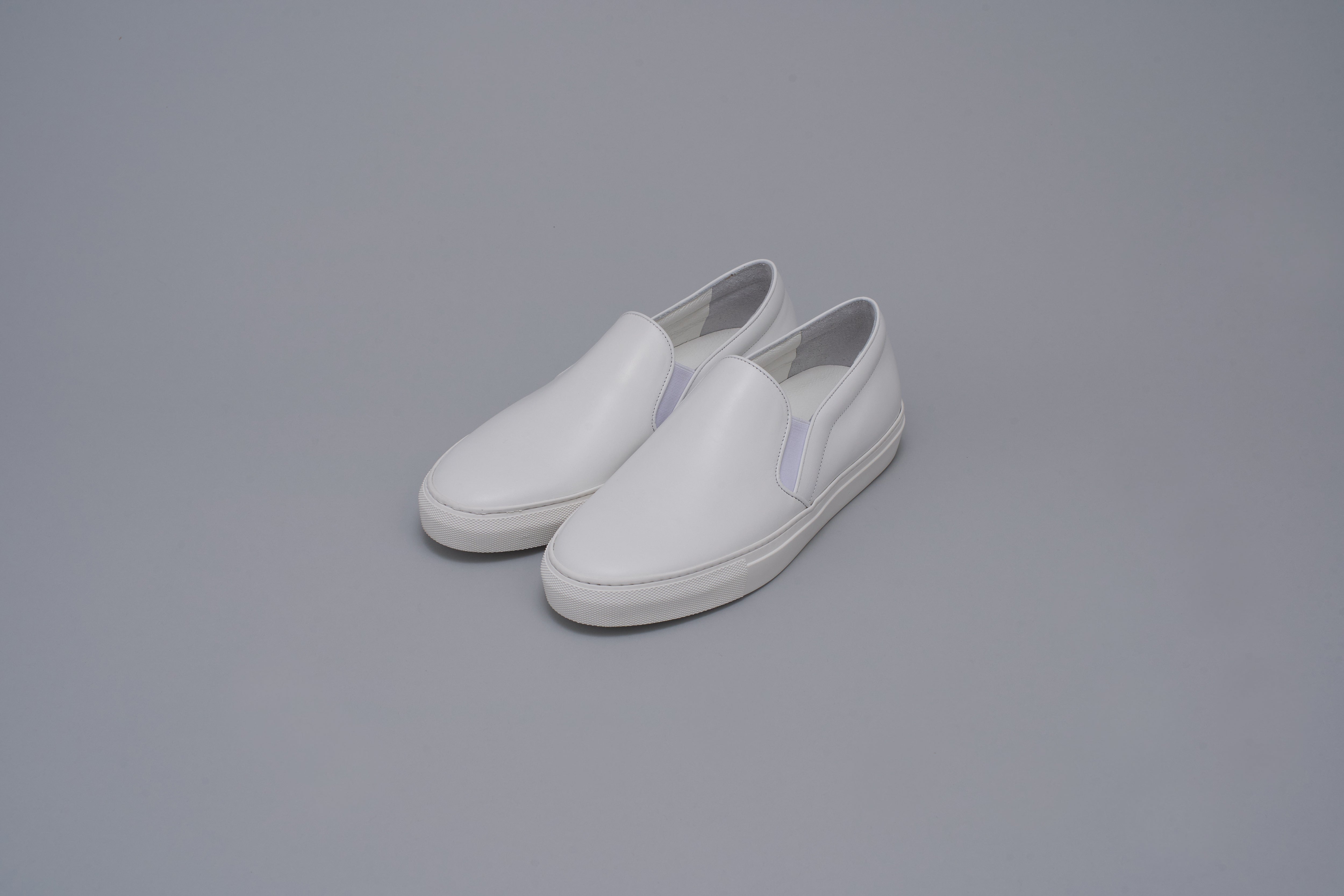 Leather sipp-on Men BR6001 White